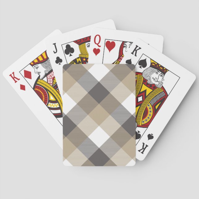 Geometrical Square Abstraction 2 Poker Cards (Back)