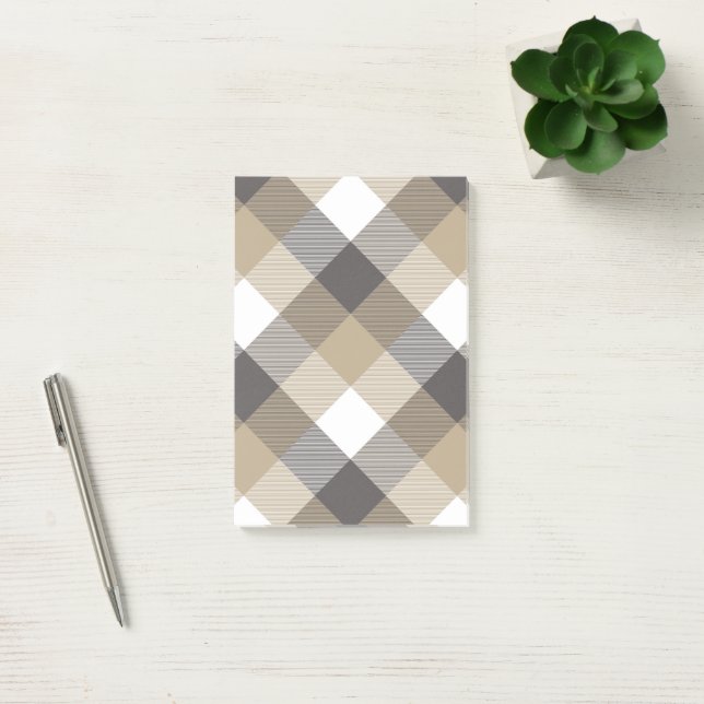 Geometrical Square Abstraction 2 Post-it Notes (Office)