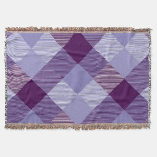Geometrical Square Abstraction 4 Throw Blanket