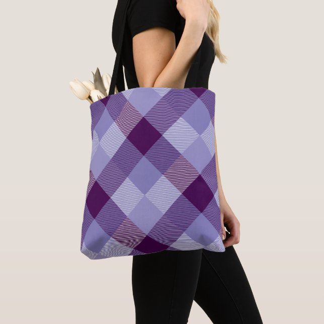 Geometrical Square Abstraction 4 Tote Bag (Close Up)