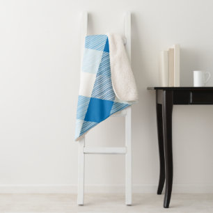 Geometrical Square Abstraction 6 Sherpa Blanket