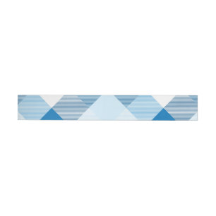 Geometrical Square Abstraction 6 Wrap Around Label