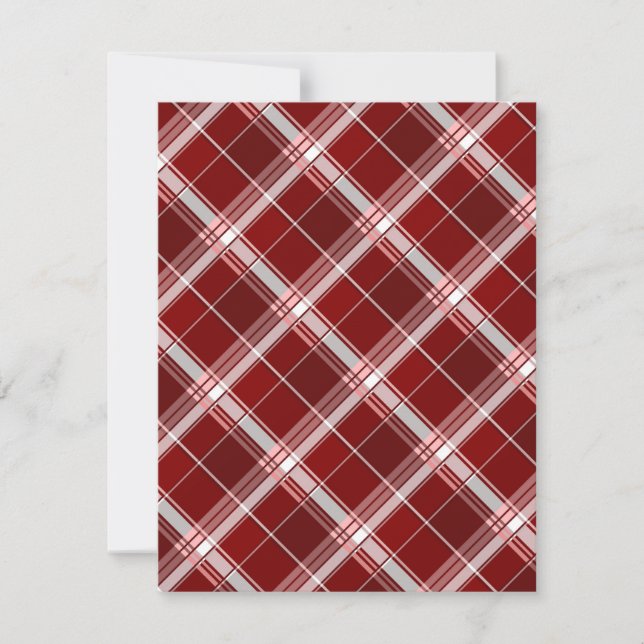 Geometrical Square Abstraction 7 Note Card (Front)