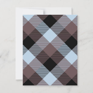Geometrical Square Abstraction 8 Note Card