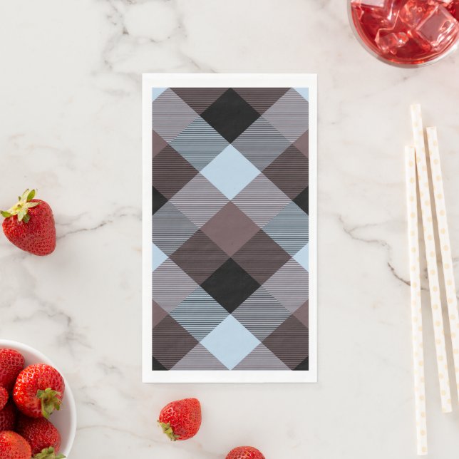 Geometrical Square Abstraction 8 Paper Guest Towels (Insitu)