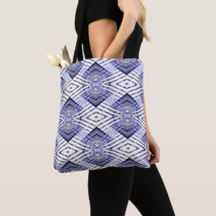 Geometrically Blue....... Tote Bag