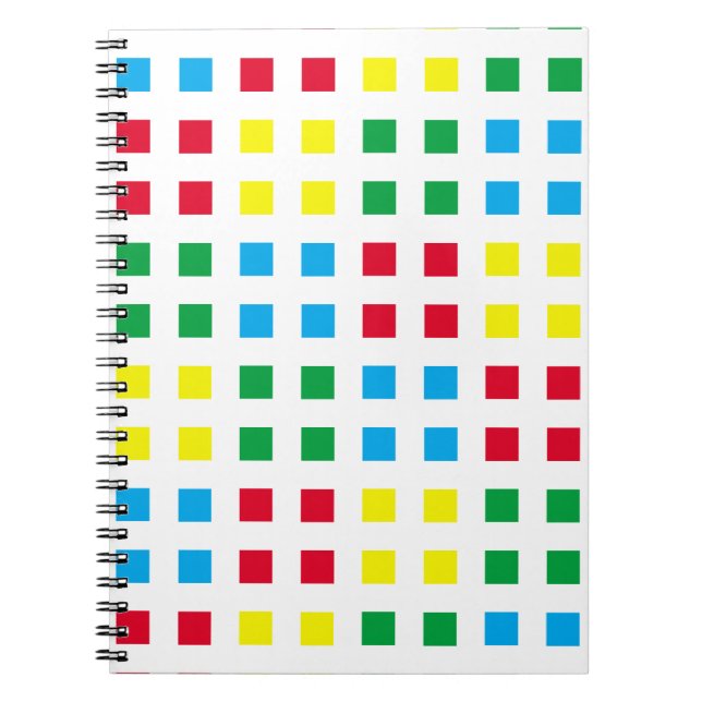 Geometrics colorful pattern notebook (Front)