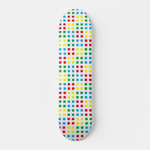 Geometrics colorful pattern skateboard