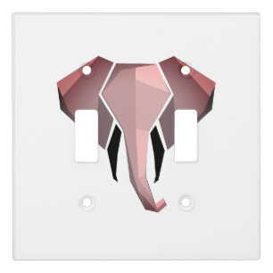 Geometrics Elephant Head Light Switch Cover