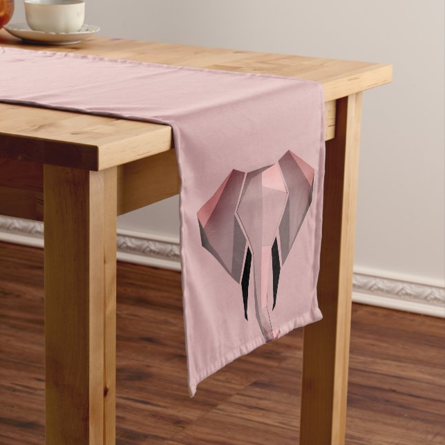 Geometrics Elephant Head  Medium Table Runner (In Situ)