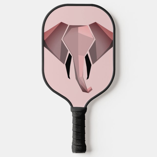 Geometrics Elephant Head  Pickleball Paddle (Front)
