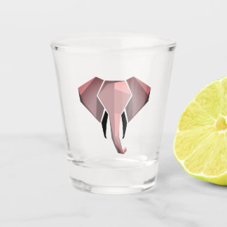Geometrics Elephant Head  Shot Glass