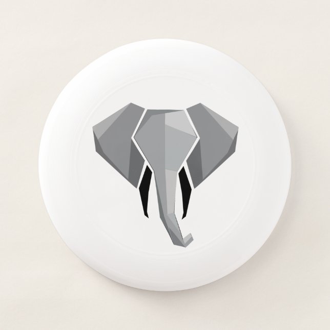 Geometrics Elephant Head  Wham-O Frisbee (Front)