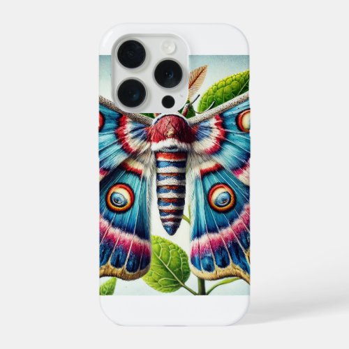 Geometrid Moth 240624IREF126 _ Watercolor iPhone 15 Pro Case