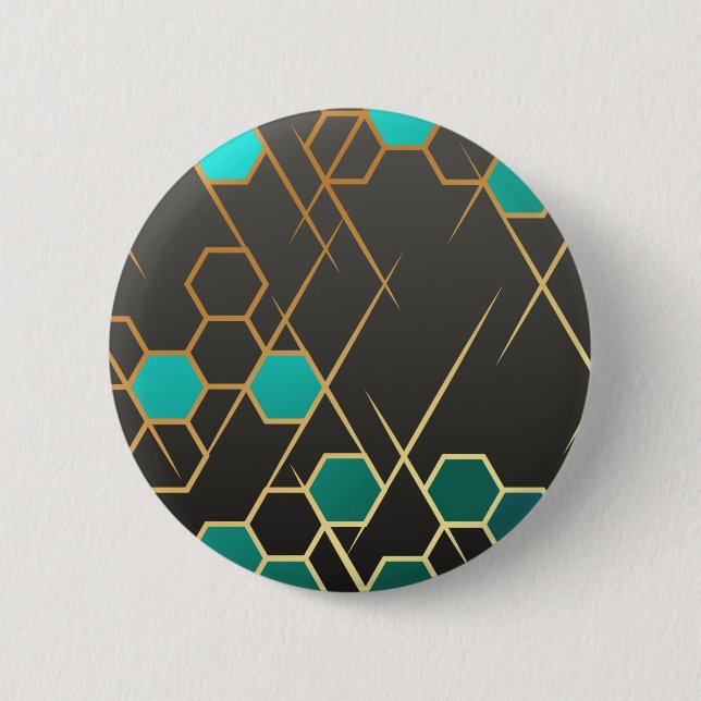Geometrix Blue Button (Front)