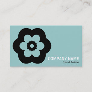 Geometropolis - 290514(3) - Light Blue Green Business Card