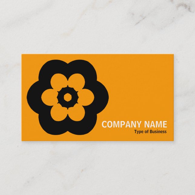Geometropolis - 290514(3) - Yelllow Orange Business Card (Front)