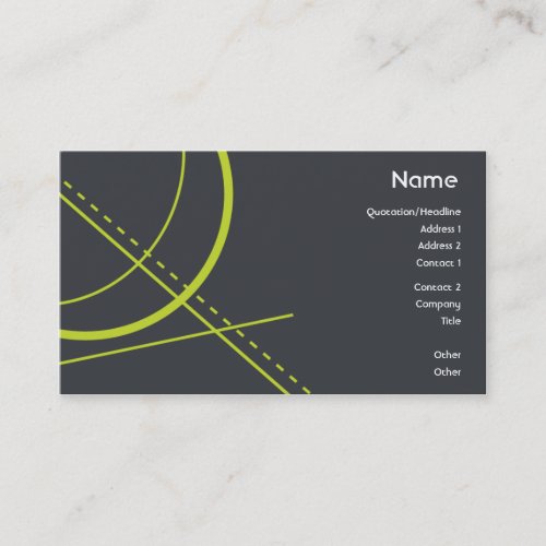 Geometry - Business Business Card Template