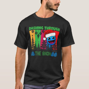 Geometry Dashing Through The Snow Sleep Dash Game T-Shirt