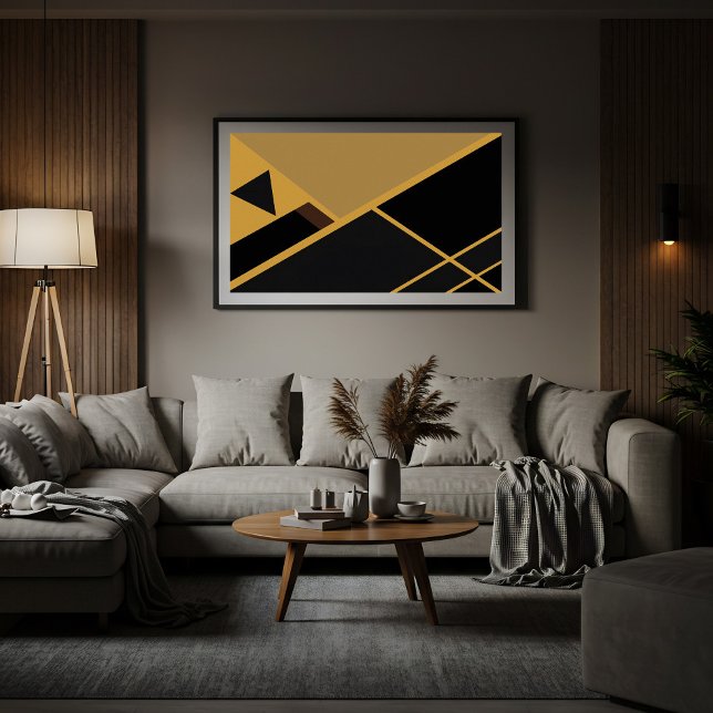 Geometry in Earth Tones Canvas Print (Creator Uploaded)