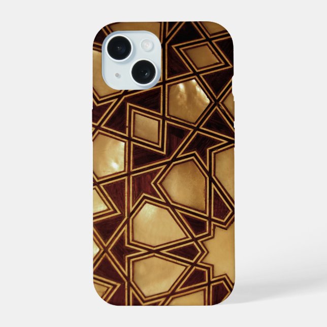 Geometry in Wood Iphone Case (Back)
