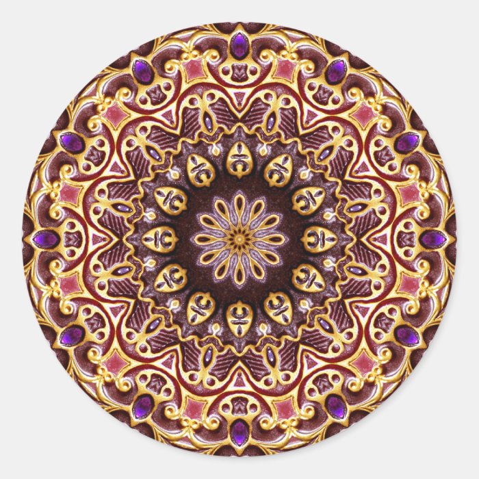 Geometry Jewel Mandala Sticker