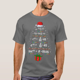 Geometry Math Science Teacher Merry Christmas T-Shirt