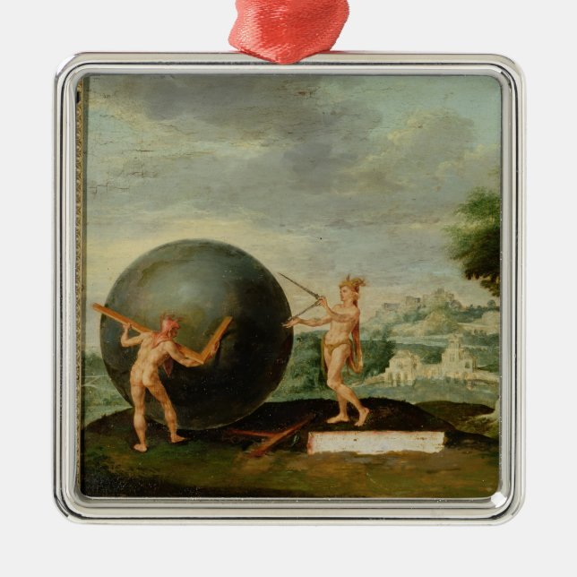 Geometry Metal Ornament (Front)