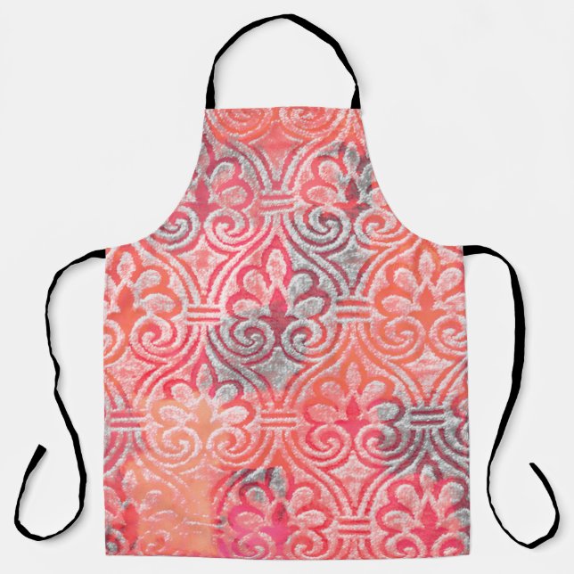 Geometry modern repeat pattern with texturesabstra apron (Front)