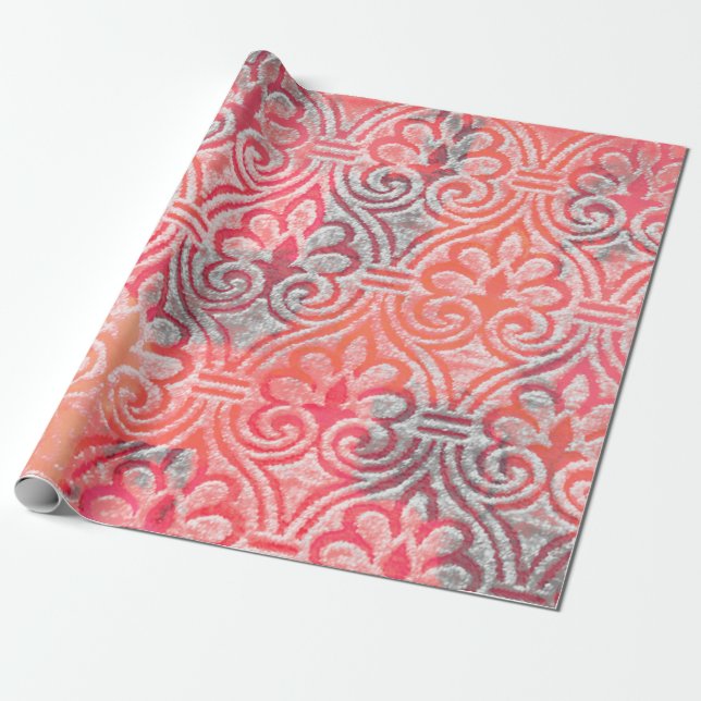 Geometry modern repeat pattern with texturesabstra wrapping paper (Unrolled)