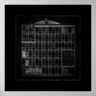 Geometry No 46 with Border Poster