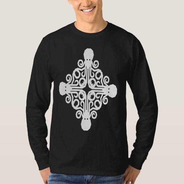 Geometry  Octopus Sea Creature & Saltwater Aquariu T-Shirt (Front)