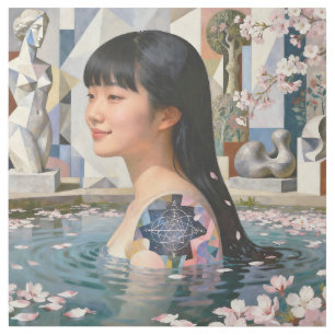 “Geometry of Serenity” – A Digital Portrait Gallery Wrap