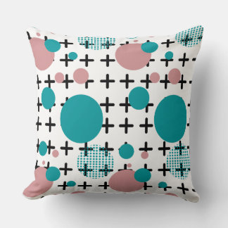 Geometry Pattern Graphic Throw Pillow