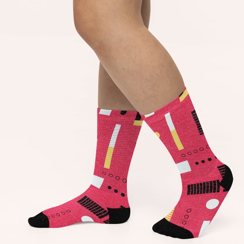 Geometry Polka Stripes Socks