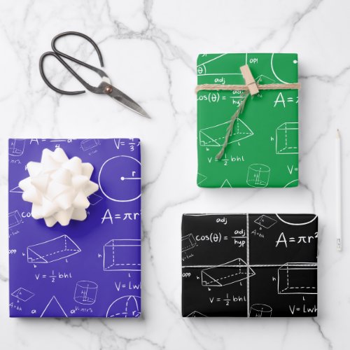 Geometry Professional Wrapping Paper Sheets