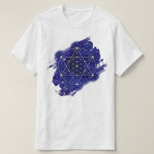 Geometry Space Blue T-Shirt