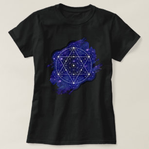 Geometry Space Blue T-Shirt