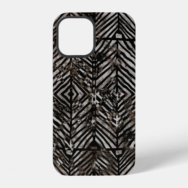 Geometry texture creative repeat modern patternabs iphone case (Back)
