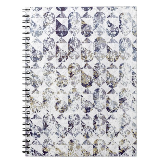 Geometry texture repeat classic patternabstract,ar notebook (Front)