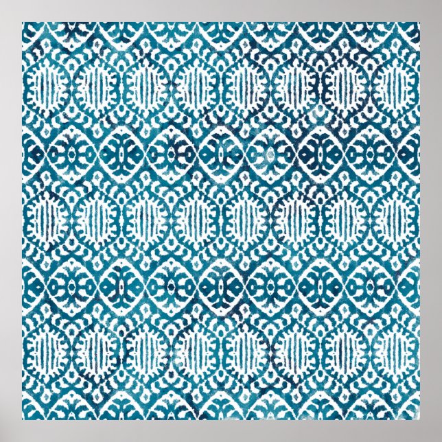 Geometry texture repeat creative modern patternwat poster (Front)