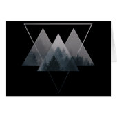 Geometry Triangles Misty Fores (Front Horizontal)