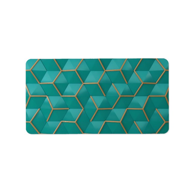 geomettric label (Front)