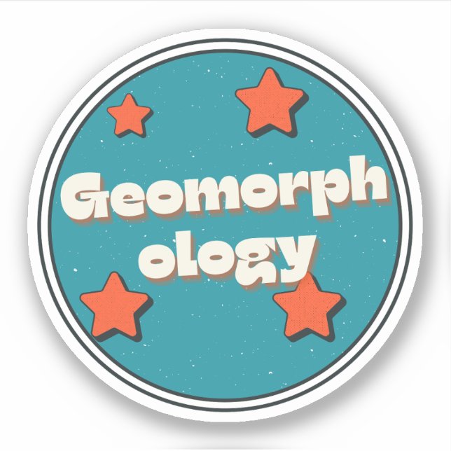 Geomorphology Sticker (Front)