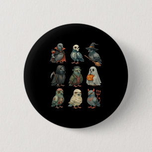 Geon Bird Soky Witch Boo Zombie Halloween Boys &am Button