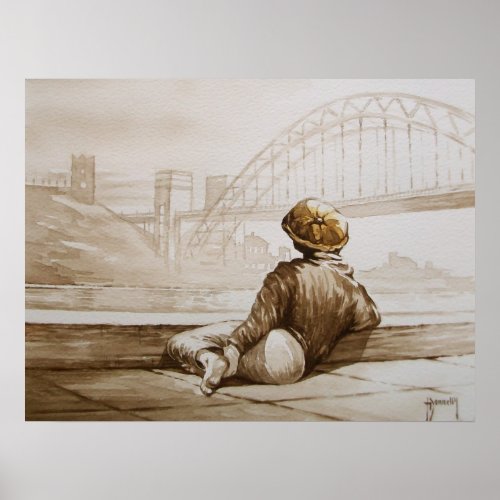 Geordie Daydream Print