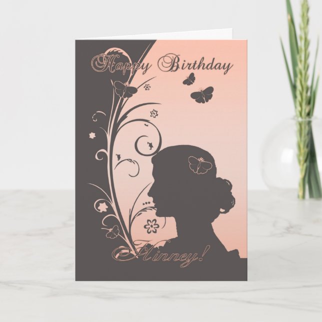Geordie - Hinney Birthday Card For Special Lady (Front)