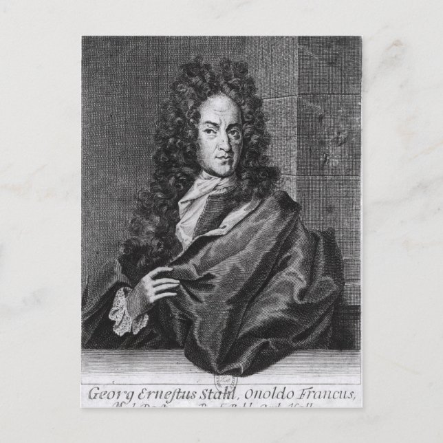 Georg Ernest Stahl Postcard (Front)