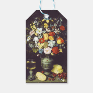 Georg Flegel Big piece of flowers (in niche) Gift Tags