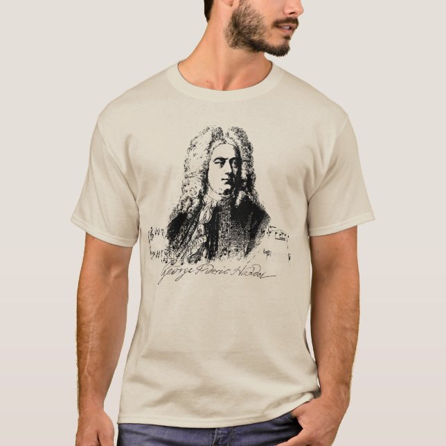 GEORG FRIEDRICH HÄNDEL, GEORGE FRIDERIC HANDEL T-Shirt (Front)